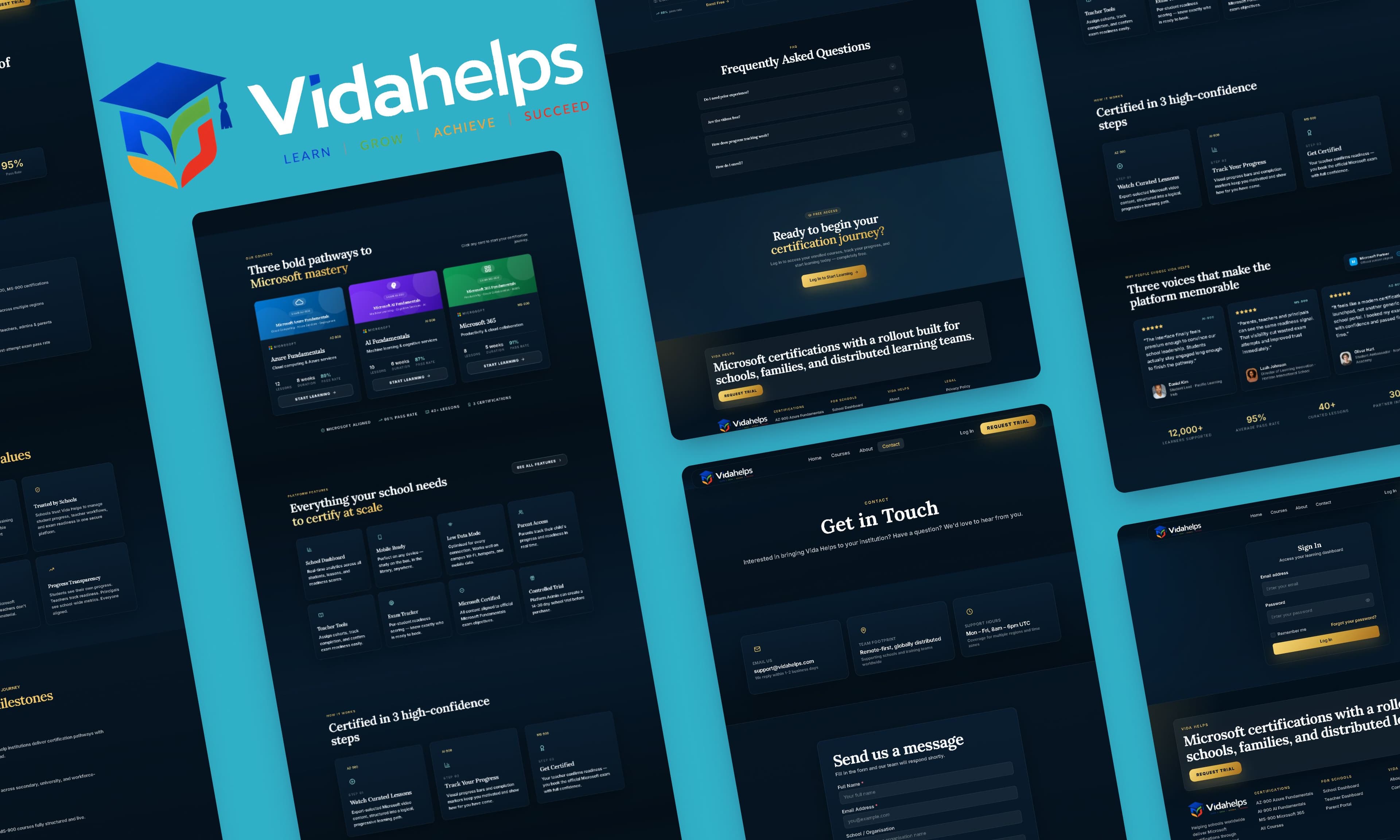 VidaHelps – Microsoft Certification Learning Platform