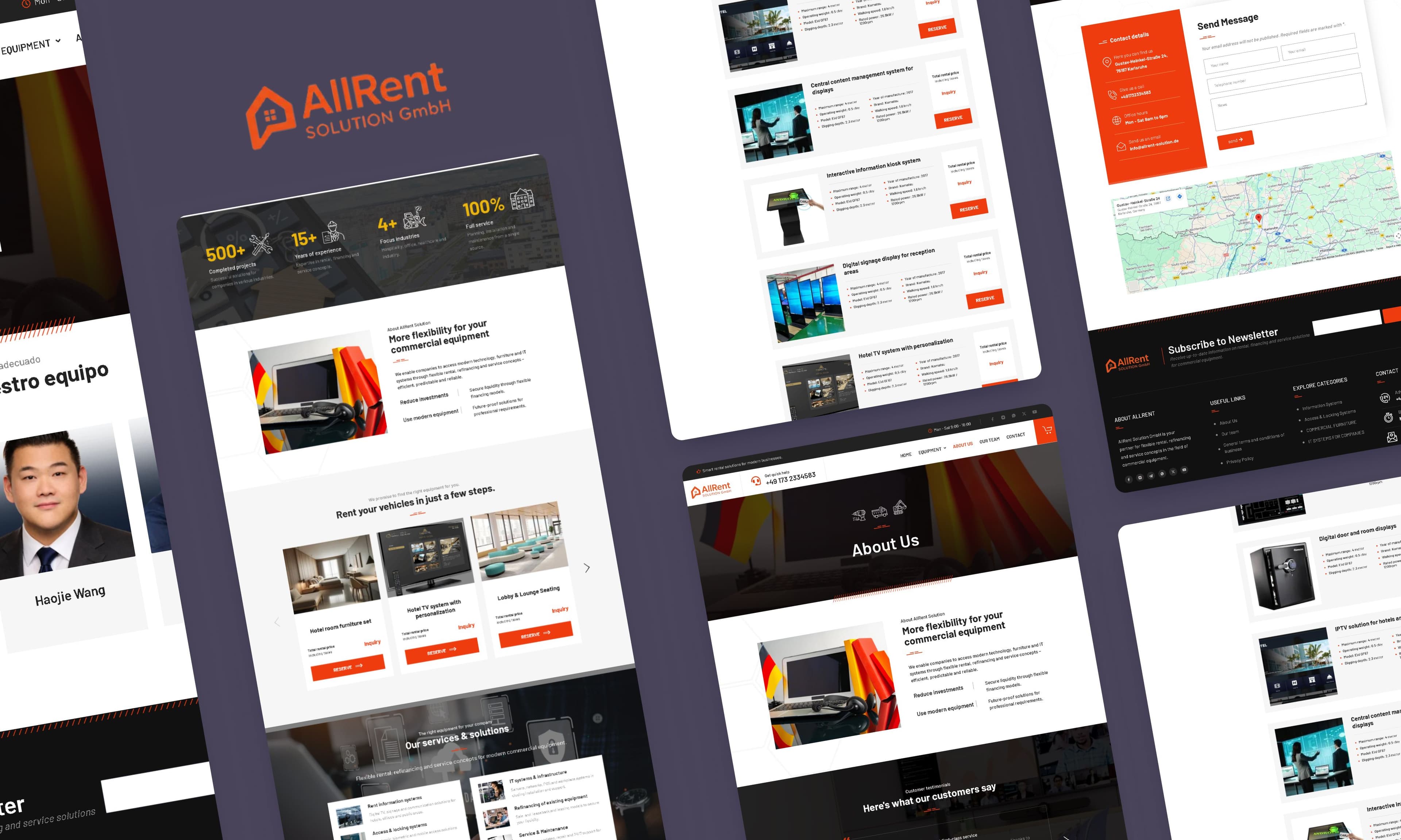 AllRent Solutions GmbH Website