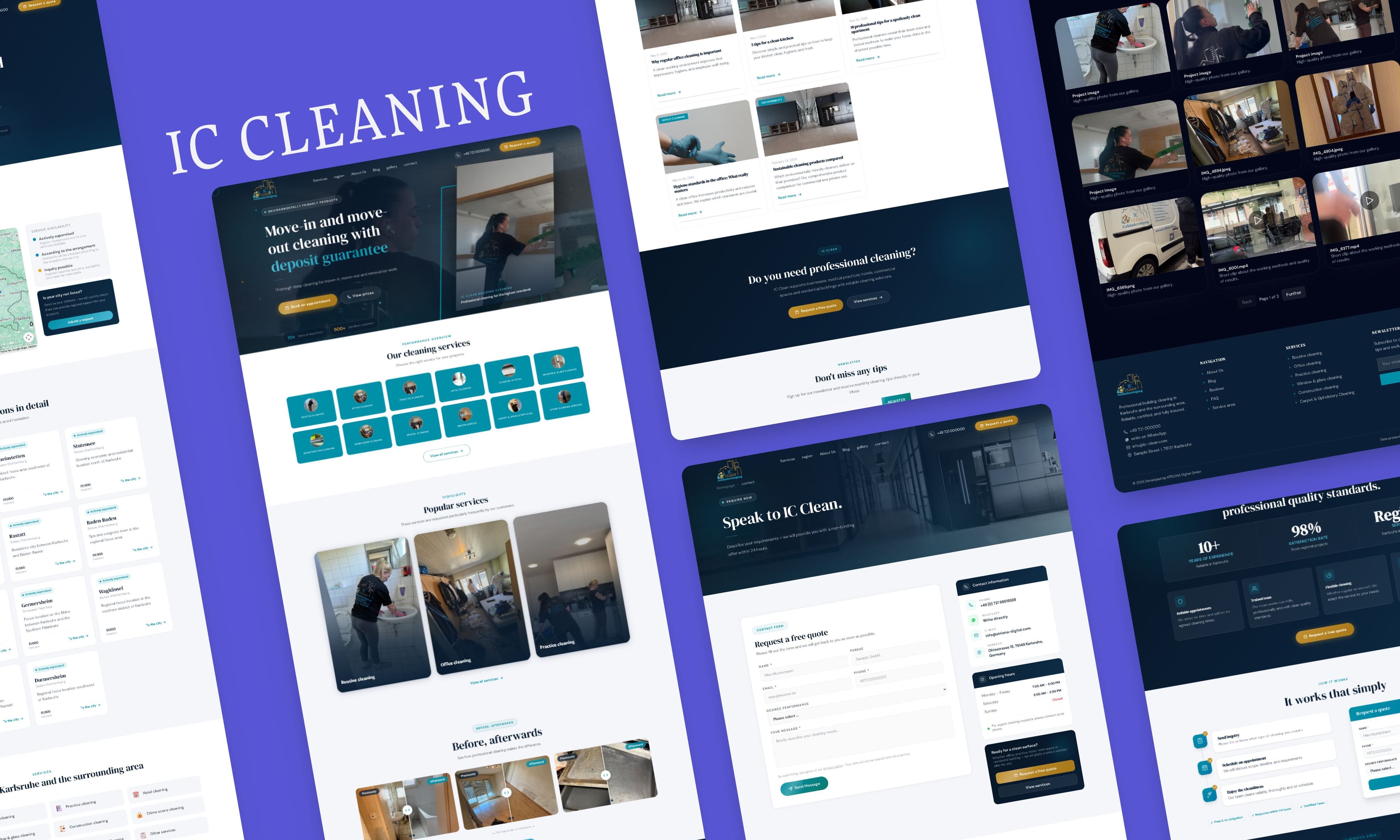 IC Clean – Professional Cleaning Services Platform